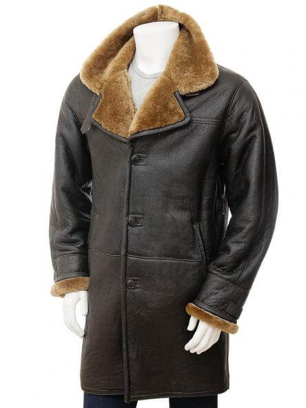 Men's Shearling Trench Coat – LeatherKloset