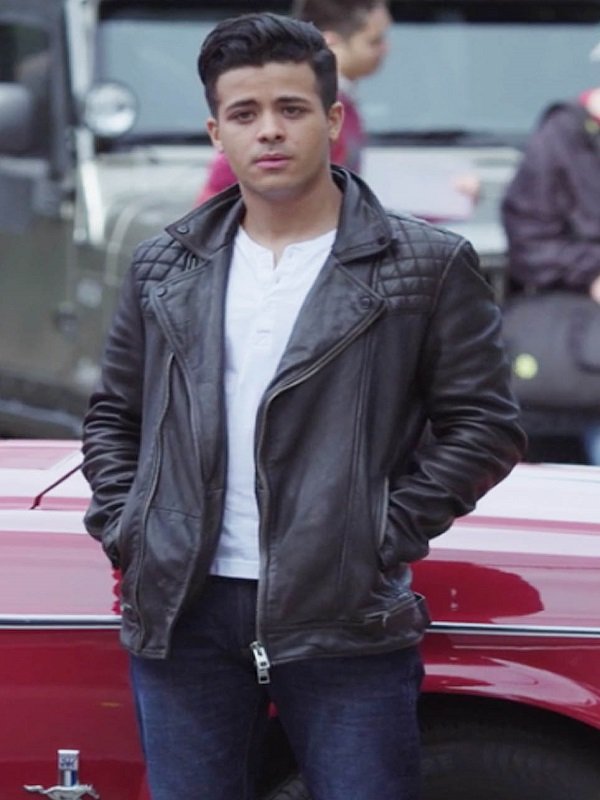 MEN'S SLIM BLACK QUILTED LEATHER TONY 13 REASONS WHY JACKET