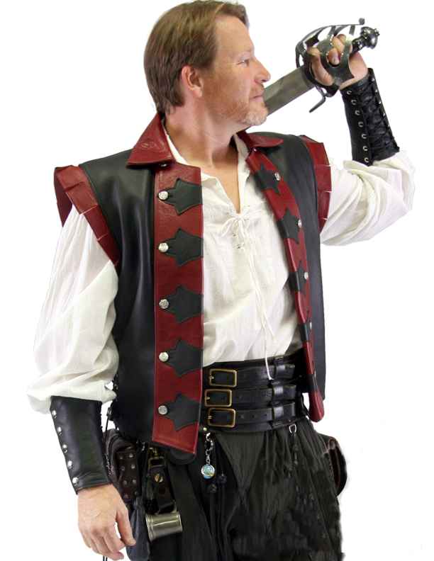 Renaissance Leather Jacket Vest