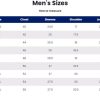 USA JACKETS SIZE CHART