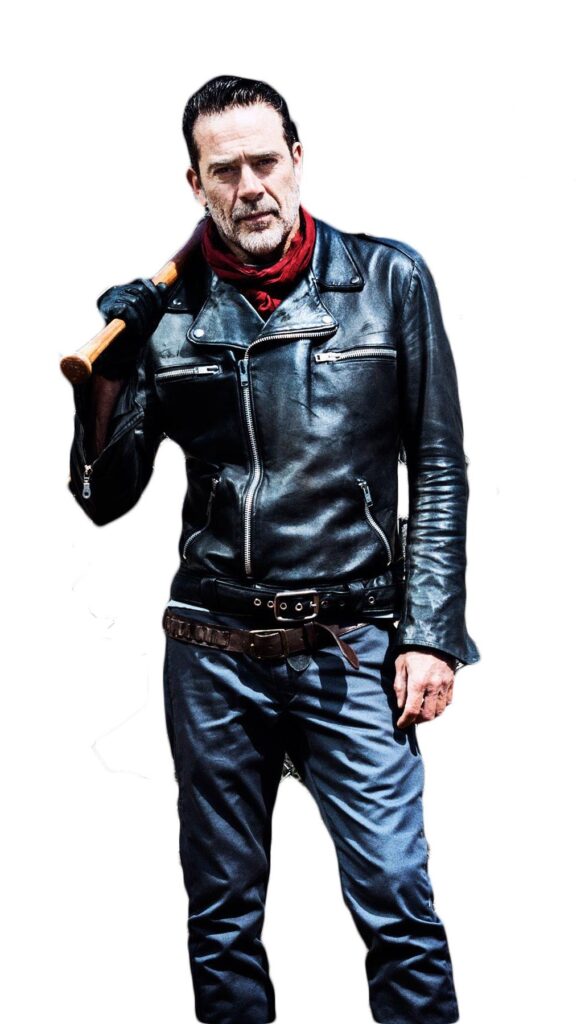 Jeffrey Dean Morgan The Walking Dead Black Jacket