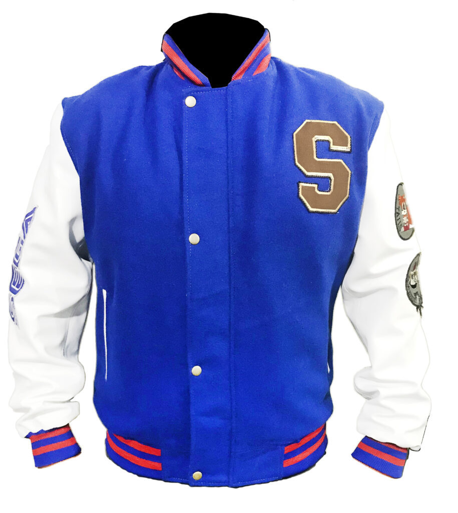 SONIC THE HEDGEHOG LETTERMAN VARSITY BOMBER JACKET