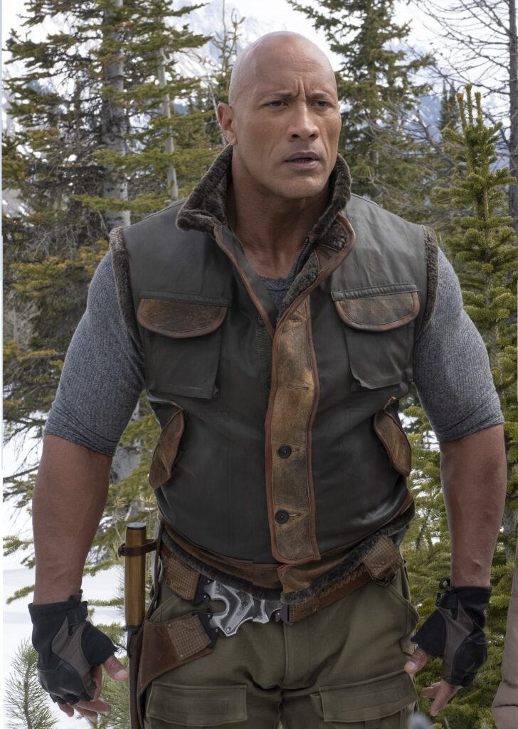 DWAYNE JOHNSON JUMANJI NEXT LEVEL VINTAGE LEATHER VEST