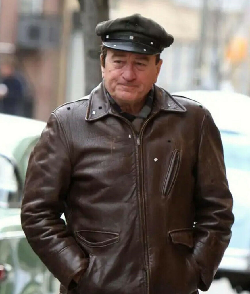 The Irishman Frank Sheeran Brown Lambskin Genuine Leather Jacket