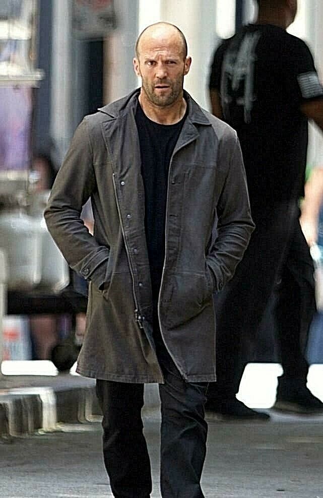 JASON STATHAM DECKARD SHAW LEATHER COAT -