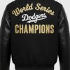 LA DODGERS WORLD SERIES BACK TO BACK VARSITY JACKET